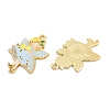 Rack Plating Alloy Enamel Pendants FIND-A040-08B-03G-2