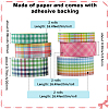 1 Bag 6 Rolls DIY Scrapbook Decorative Paper Tapes DIY-SP0005-15A-2