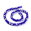 Round Millefiori Glass Beads Strands LK-P002-02-2