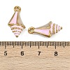 304 Stainless Steel Enamel Pendants STAS-C150-01K-01-3