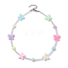 Acrylic Beaded Kids Necklace NJEW-JN04707-01-4