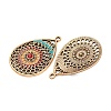 Alloy Enamel Pendants PALLOY-F319-06B-AG-2