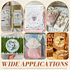 800Pcs 8 Styles Lace Paper Greaseproof Wrap Tissue AJEW-TW0001-14-5