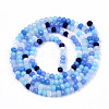 Opaque Glass Beads Strands X-GLAA-T006-07-A01-2