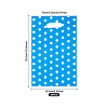 Polka Dot PET Plastic Packing Bags with Die Cut Hole Handle ABAG-TADJ0002-001H-2