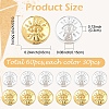 60Pcs 2 Colors Alloy Beads FIND-YW0010-12-3