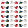 150Pcs Opaque Resin European Beads RESI-TA0004-72B-1