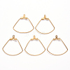 PVD Vacuum Plating 304 Stainless Steel Wire Pendants STAS-S103-03G-1