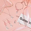 SUNNYCLUE 120Pcs 2 Styles Awareness Ribbon Hope Tibetan Style Alloy Pendants TIBEP-SC0001-79-5