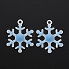 Spray Painted Alloy Enamel Pendants ENAM-N055-036B-NR-2