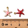 304 Stainless Steel Enamel Charms STAS-P405-01G-G-3