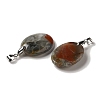 Natural African Bloodstone Pendants G-Z055-03P-01-2
