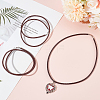 2Pcs Braided Round Leather Cord Necklace Making NJEW-BBC0001-19B-02-4