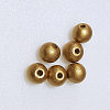 Spray Painted Wooden Beads WOOD-WH0050-047C-1