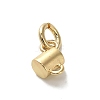Golden Brass Charms LS-KK-H493-01G-14-2