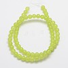 Natural & Dyed Malaysia Jade Bead Strands G-A146-6mm-A27-2