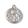 304 Stainless Steel Pendant Cabochon Settings STAS-P316-05P-2