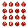 Golden Plated Alloy Enamel Charms X-ENAM-S118-03P-2