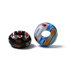 Handmade Millefiori Lampwork European beads X-LK-R010-M-2