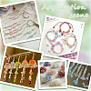 210Pcs 6 Colors Opaque Resin Bead Caps FIND-SC0022-12-6