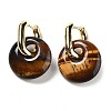 Rack Plating Brass Hoop Earrings EJEW-M248-01G-01-2