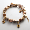 60Pcs 2 Colors Brass Spacer Beads KK-GO0001-36-7