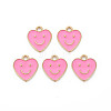Alloy Enamel Charms ENAM-T016-12D-RS-1