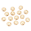 15Pcs Brass Beads SMFA-UN0001-01-1