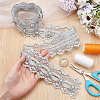 3 Yards Polyester Flower Lace Trim OCOR-OC0001-67B-3