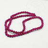 Natural Mashan Jade Round Beads Strands X-G-D263-4mm-XS12-2