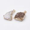Natural Druzy Agate Pendant X-G-Q494-76F-2