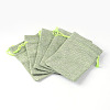 Polyester Imitation Burlap Packing Pouches Drawstring Bags X-ABAG-R005-9x12-02-2