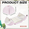 Velvet Finger Ring Package Boxes CON-WH0085-196-2