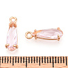Faceted Glass Pendants GLAA-T010-004H-3