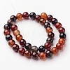 Natural Agate Beads Strands X-G-D845-02-8mm-2