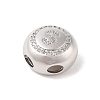 Rack Plating Brass & Cubic Zirconia Pendants KK-Z047-07P-S-RS-2