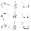 30Pcs 3 Styles 925 Sterling Silver Bead Tips STER-BBC0007-69-1