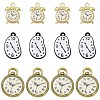12Pcs 3 Styles Tibetan Style Alloy Pendants FIND-CJ0005-77-1