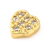 Rack Plating Brass Micro Pave Clear Cubic Zirconia Cabochons KK-F874-02G-04-2