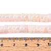 AB Color Plated Opaque Glass Beads Strands GLAA-T026-3x6mm-P11-4