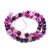 Natural Agate Beads G-J371-09-8mm-2