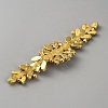 Flower Alloy Rhinestone Ornament Accessories DIY-WH0622-364B-2