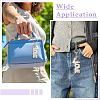 Alloy & Resin Tassel Keychainss AJEW-TADJ0001-20G-03-6