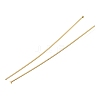 Brass Head Pins KK-CBA1A60-11B-G-2