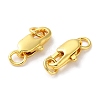 Rack Plating Brass Lobster Claw Clasps KK-F090-24G-01-2