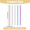 15Pcs 5 Colors Silicone Stirring Rods DIY-CA0008-16-2