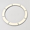 Unfinished Wooden Hanging Wreath Frame WOCR-WH0004-023A-1