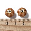 Vintage Porcelain Pumpkin Beads PORC-L080-H05-3