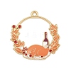 Thanksgiving Day Alloy Enamel Pendants FIND-Z064-03I-1
