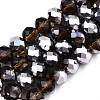 Electroplate Glass Beads Strands EGLA-A034-T6mm-C16-1